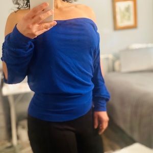 Woman’s off the shoulder top